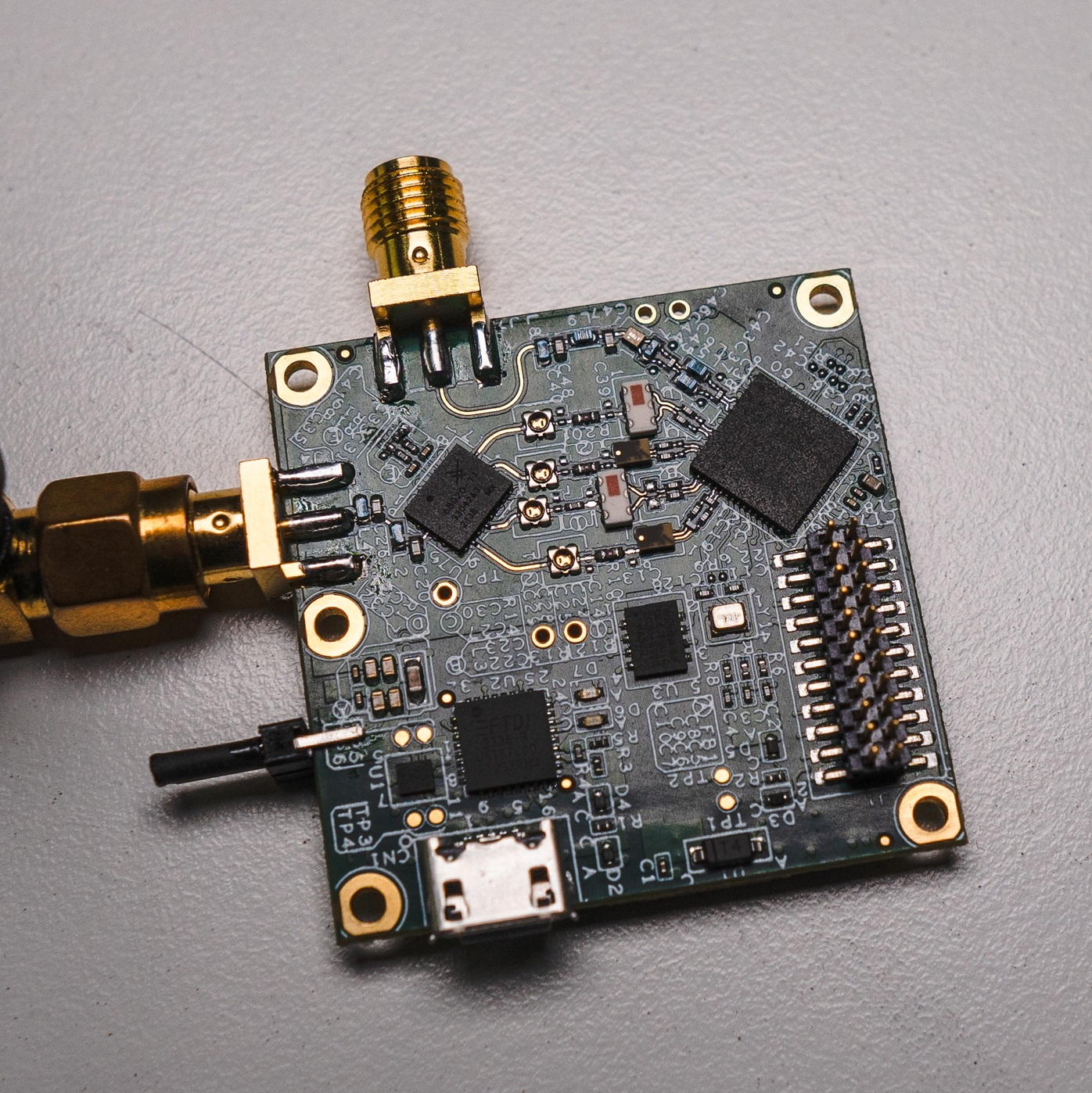 The Koala evaluation board with its antenna